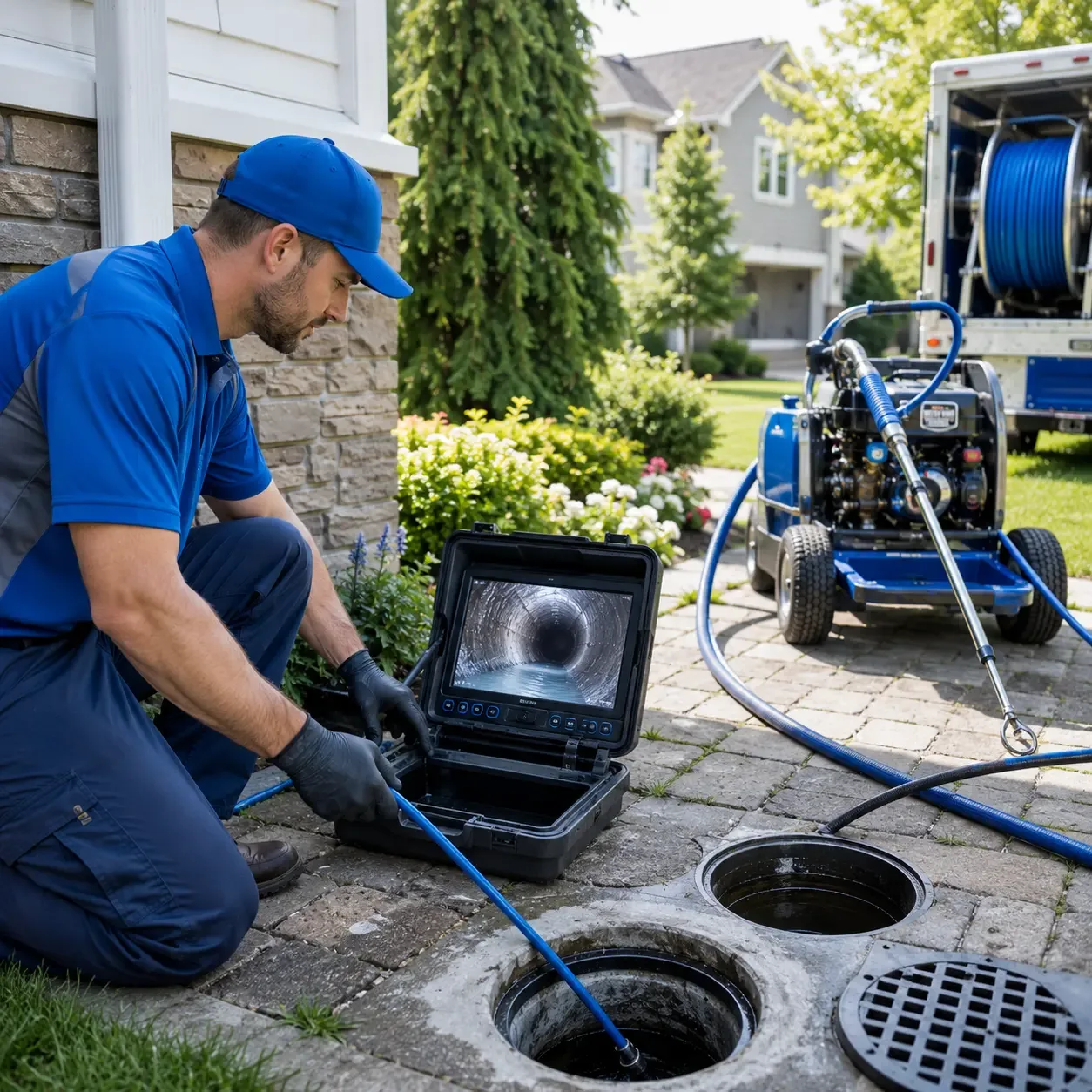 Outdoor drain cleaning professionals serving Marion, NC